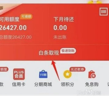 京东白条提现方式 怎么设置