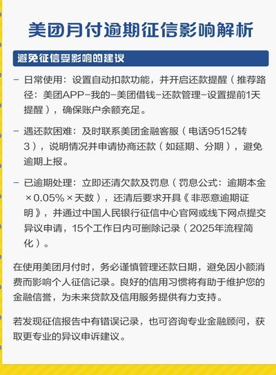 美团月付取现上征信吗 取不了